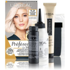 L´Oréal Paris L'Oréal Paris Préférence Le Blonding hajfesték 1 db nőknek 11.21 Ultra Light Cold Pearl Blonde hajfesték, színező