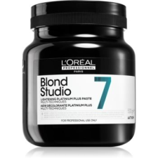L´Oréal Professionnel L’Oréal Professionnel Blond Studio Platinium Plus élénkítő krém a természetes vagy a festett hajra 500 g hajfesték, színező