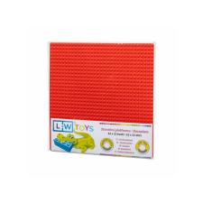 L-W Toys LW Toys kompatibilis építőjáték tábla / alap 32x32 piros barkácsolás, építés
