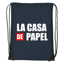 La casa de papelV2 - Sport táska navy kék tornazsák