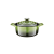 La Cuisine Green öntöttvas lábas fedővel 26 cm-es (432025)
