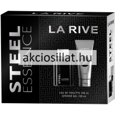 La Rive Steel Essence ajándékcsomag (EDT + Tusfürdő) kozmetikai ajándékcsomag