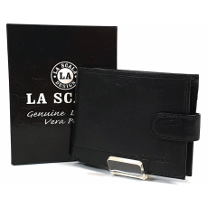 La Scala fekete férfi pénz és irattartó tárca ACA9641T