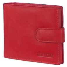 La Scala Piros bőr pénztárca külső kapoccsal La Scala