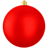 LAALU gömbdísz, piros matt, 20 cm