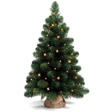 LAALU karácsonyfa cserépben LED világítással - Narnia, 45 cm műfenyő