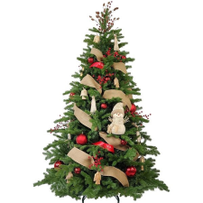 LAALU karácsonyfa feldíszítve - Az erdő titkai, 105 dísz, 270 cm műfenyő