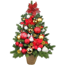 LAALU karácsonyi díszek - Premium Red készlet, max. 100 cm fákhoz karácsonyfadísz