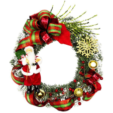 LAALU karácsonyi - Mikulás, 45 cm karácsonyi dekoráció