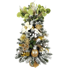 LAALU LED fényekkel díszített karácsonyfa - Champagne, 50 dísz, 60 cm műfenyő
