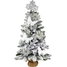 LAALU LED fényekkel díszített karácsonyfa - Karácsonyi kívánság, 26 dísz, 60 cm műfenyő