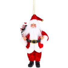 LAALU Mikulás cukorpálcákkal, 20 cm karácsonyfadísz