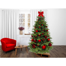 LAALU Vánoční stromek zdobený - ČERVENÉ VÁNOCE II, 73 ks ozdob, 150 cm műfenyő