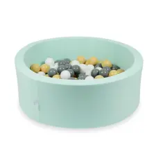  Labdamedence menta 90x30cm elegáns labdákkal egyéb bébijáték