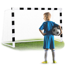  Labdarúgó kapu 300 x 200 x 90 cm ns-465 fekete-fehér futball felszerelés