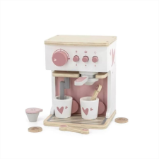 Label -Label Fa kávéfőző szett kiegészítőkkel, rózsaszín konyhakészlet