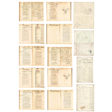 LaBlanche Kivágóív A4 - Old documents - Natural Papier (1 ív) matrica