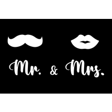  Lábtörlő – Mr. és Mrs., Lábtörlő – Mr. és Mrs. lakástextília