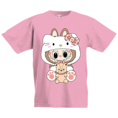  Labubu - Cuki helló kitty álca gyerek póló