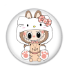  Labubu - Cuki Hello kitty álca hűtőmágnes