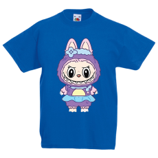  Labubu - Lila nyuszis jelmez gyerek póló