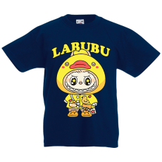  Labubu - Sárga esőkabátos gyerek póló