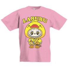  Labubu - Sárga esőkabátos gyerek póló