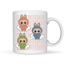  Labubu - Színes karakter kavalkád bögre bögrék, csészék