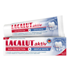 Lacalut fogkrém 75 ml Gum protection &amp; gentle white Aktiv fogkrém