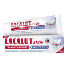 Lacalut Lacalut aktiv gum protection &amp; gentle white fogkrém 75 ml fogkrém