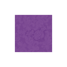 Lace Embossed purple dombornyomott papírszalvéta 33x33cm,15db-os konyhai eszköz