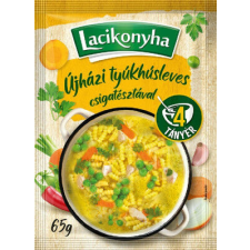 LACIKONYHA LEVES ÚJHÁZI TYÚKHÚS CSIGATÉSZTÁVAL 65G tészta