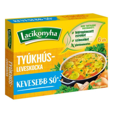 Lacikonyha tyúkhúsleves kocka sócsökkentett (6x10 g) 60 g alapvető élelmiszer