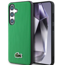 Lacoste Iconic Petit Pique Woven Logo Samsung Galaxy S25 MagSafe tok, zöld tok és táska