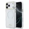 Lacoste IML Shockproof Petit Pique Gold Logo MagSafe tok, Apple iPhone 18 Pro Max - Transparent