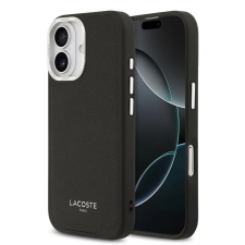 Lacoste Lacoste PU Leather Champs Elysees MagSafe tok iPhone 17 készülékhez fekete tok és táska
