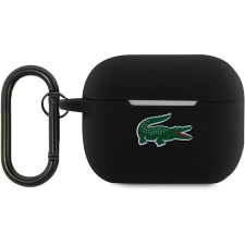 Lacoste Liquid Silicone Croc Logo AirPods Pro Black tok fülhallgató, fejhallgató tok