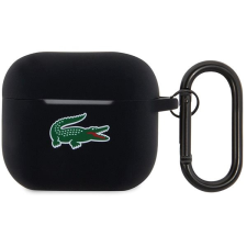 Lacoste Liquid Silicone Croc Logo Pouzdro pro AirPods 3 Black fülhallgató, fejhallgató tok