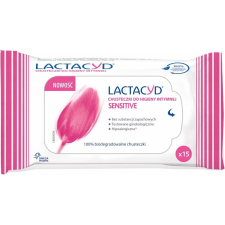Lactacyd Sensitive intim törlőkendő 15db törlőkendő