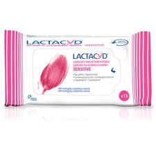 Lactacyd Sensitive törlőkendő 15 db törlőkendő