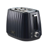 Lafe Modern, 1080 W, 2 szeletes, Kiolvasztás funkció, Műanyag-acél, Fekete, Kenyérpiritó