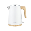 Lafe Scandi, 2200W, 1.7 L, STRIX vezérlő, 360°, Rozsdamentes acél, Fehér, Elektromos vízforraló