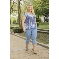  Lafei Nier csatos aljú világoskék farmer halásznadrág