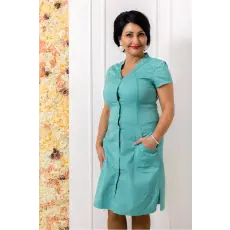  Lafei Nier türkiz gombos ruha