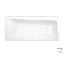 Laguna Idea Plus 160x75x46 cm téglalap alakú kád 100% akril, 200 l kád, zuhanykabin
