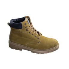 Lahti Pro Bézsbarna Szarvasbőr Csizma, S1P Sra, 40 (L3010940)