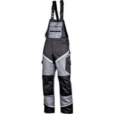 Lahti Pro Fekete és szürke overall fényvisszaverő csíkokkal, 