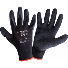 Lahti Pro Fekete Latex Kesztyű L212209p, 12 Pár (L212209W)
