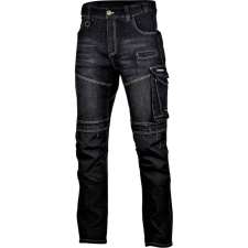 Lahti Pro Fekete sztreccs farmer nadrág erősítéssel, "2xl", ce, lahti (L4051705) munkaruha