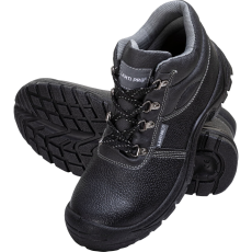 Lahti Pro Fekete,- Szürke Bőr Csizma, S3 Src, 47 (L3012247)